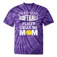 My Favorite Softball Player Calls Me Mom Coaches Tie-Dye T-shirts Purple Tie-Dye