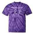 Stick Figures Stick Stop Pulling My Leg Sarcastic Tie-Dye T-shirts Purple Tie-Dye