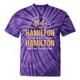 You Can Take The Girl Out Of Hamilton Ohio Oh Roots Hometown Tie-Dye T-shirts Purple Tie-Dye