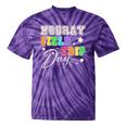 Hooray School Field Day Trip 2024 Teacher Student Cute Tie-Dye T-shirts Purple Tie-Dye