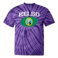 Kelso Wa Washington Flag Vintage Usa Sports Women Tie-Dye T-shirts Purple Tie-Dye