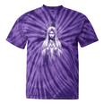 Our Lady Of Fatima Mother Mary Saint Mary Powerful Symbol Tie-Dye T-shirts Purple Tie-Dye