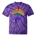 Lgbt Pride Month Tree Life Rainbow Gay Lesbian Tie-Dye T-shirts Purple Tie-Dye