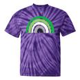 Lgbtq Aromantic Pride Flag Lgbtqia Rainbow Aromantic Tie-Dye T-shirts Purple Tie-Dye