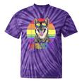 Lgbtq Swedish Vallhund Dog Rainbow Love Gay Pride Tie-Dye T-shirts Purple Tie-Dye