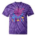 Pansexual Subtle Pan Pride Lgbtq Subtle Moon Phase Crystals Tie-Dye T-shirts Purple Tie-Dye