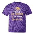 Proud Lil Sister Of A 2024 Graduate Class Of 24 Senior Grad Tie-Dye T-shirts Purple Tie-Dye