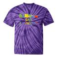 Rainbow Colorful Graffiti Style San Francisco City Skyline Tie-Dye T-shirts Purple Tie-Dye