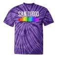 San Diego Skyline Rainbow Gay Pride Month California Tie-Dye T-shirts Purple Tie-Dye