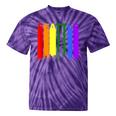 Seattle Washington Lgbtq Gay Pride Rainbow Skyline Tie-Dye T-shirts Purple Tie-Dye