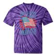 She Loves Jesus And America Too Fourth Of July Women Tie-Dye T-shirts Purple Tie-Dye