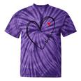 Taylor First Name I Love Taylor Girl With Heart Tie-Dye T-shirts Purple Tie-Dye