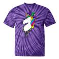 Unicorn Mardi Gras Magical Street Parade Tie-Dye T-shirts Purple Tie-Dye