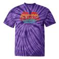 Vaping Retro Rainbow Heart 80S Whimsy Lgbtq Pride Tie-Dye T-shirts Purple Tie-Dye