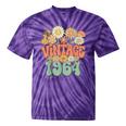 Vintage 1964 Floral Hippie Groovy Daisy Flower 60Th Birthday Tie-Dye T-shirts Purple Tie-Dye