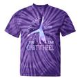 Why Walk When You Can Cartwheel Cute Gymnastics Girls Tie-Dye T-shirts Purple Tie-Dye