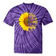 In A World Full Of Grandmas Be Mimi Sunflower Tie-Dye T-shirts Purple Tie-Dye