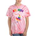 Ah Lgbt Gay Pride Jesus Rainbow Flag Tie-Dye T-shirts Coral Tie-Dye