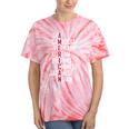 Asian American Pride Stop Asian Hate Distressed Tie-Dye T-shirts Coral Tie-Dye