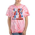 In My Baseball Poppy Era Groovy Baseball Pride Tie-Dye T-shirts Coral Tie-Dye