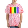 Binghamton New York Lgbtq Gay Pride Rainbow Skyline Tie-Dye T-shirts Coral Tie-Dye