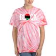 Black Pride Afro Pride Pan African Flag Melanin Black Woman Tie-Dye T-shirts Coral Tie-Dye