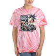 Feral Girl Summer Raccoon Beach Tie-Dye T-shirts Coral Tie-Dye