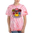 Firequacker 4Th Of July Rubber Duck Usa Flag Tie-Dye T-shirts Coral Tie-Dye