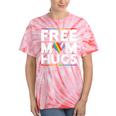 Free Mom Hugs Lgbt Pride Parades Rainbow Transgender Flag Tie-Dye T-shirts Coral Tie-Dye