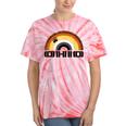 Gay Bear Ohio Rainbow Pride Vintage Distressed Tie-Dye T-shirts Coral Tie-Dye