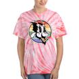 Gay Satan Rainbow Baphomet Horn Devil Goat Lgbtq Queer Pride Tie-Dye T-shirts Coral Tie-Dye