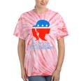 Groovy Taylor For President 2024 Tie-Dye T-shirts Coral Tie-Dye