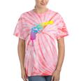 Gun Dripping Rainbow Graffiti Paint Artist Revolver Tie-Dye T-shirts Coral Tie-Dye