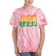 Junenth 1865 Emancipation Day Afican American Black Women Tie-Dye T-shirts Coral Tie-Dye