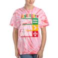 Junenth Equality Is Greater Than Division Afro Women Tie-Dye T-shirts Coral Tie-Dye