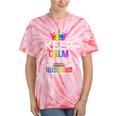 Keep Calm The Gay Husband Wife Papa Dad Family Lgbt Pride Tie-Dye T-shirts Coral Tie-Dye