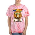 Lgbt Lion Gay Pride Lgbtq Rainbow Flag Sunglasses Tie-Dye T-shirts Coral Tie-Dye