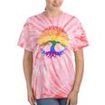 Lgbt Pride Month Tree Life Rainbow Gay Lesbian Tie-Dye T-shirts Coral Tie-Dye