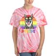 Lgbtq Swedish Vallhund Dog Rainbow Love Gay Pride Tie-Dye T-shirts Coral Tie-Dye