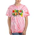 Ma Medical Assistant Junenth Black History Nurse Life Tie-Dye T-shirts Coral Tie-Dye
