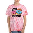 Mmm Donuts Donut Lover Girls Doughnut Squad Food Tie-Dye T-shirts Coral Tie-Dye