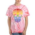 Rainbow Sugar Skull Day Of The Dead Lgbt Gay Pride Tie-Dye T-shirts Coral Tie-Dye