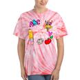 I Teach Tiny Humans Teacher Appreciation Back To School Tie-Dye T-shirts Coral Tie-Dye