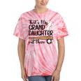 That's My Granddaughter Out There Softball Grandma Tie-Dye T-shirts Coral Tie-Dye