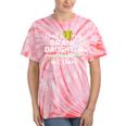 That's My Granddaughter Out There Grandpa Grandma Softball Tie-Dye T-shirts Coral Tie-Dye
