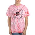 Transgender Pride Joy Floral Trans Pride Month Tie-Dye T-shirts Coral Tie-Dye