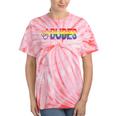 Vintage Rainbow Dude Just Taste Better Pride Gay Lgbtq Tie-Dye T-shirts Coral Tie-Dye