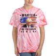 Wanted Donald Trump For President 2024 Trump Shot Flag Tie-Dye T-shirts Coral Tie-Dye