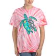 In A World Full Of Grandmas Be A Nana Sea Turtle Tie-Dye T-shirts Coral Tie-Dye