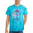 I Am 59 Plus 1 Middle Finger Pink Crown 60Th Birthday Tie-Dye T-shirts Turquoise Tie-Dye